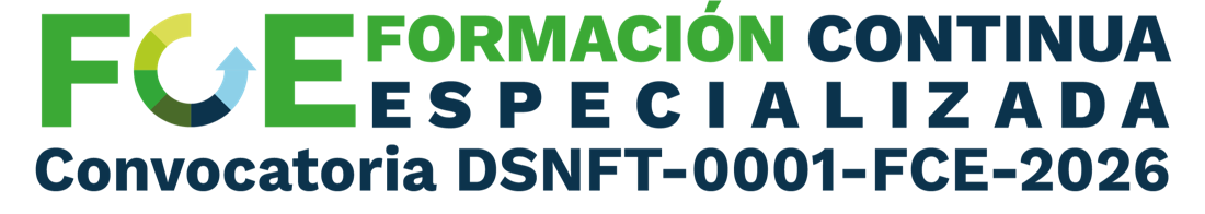 Formación Continua Especializada · Convocatoria DSNFT-0001-FCE-2026